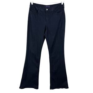 Women's‎ NYDJ Denim Lift Tuck Mid Rise Embellished 5-Pocket Bootcut Jeans sz 10